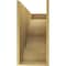 Ekena Millwork 12"W x 36"D x 24"H Classic Asheboro Rough Cedar Woodgrain TimberThane Corbel, Primed Tan CORUR12X36X24ASHRCPR - alternate 4